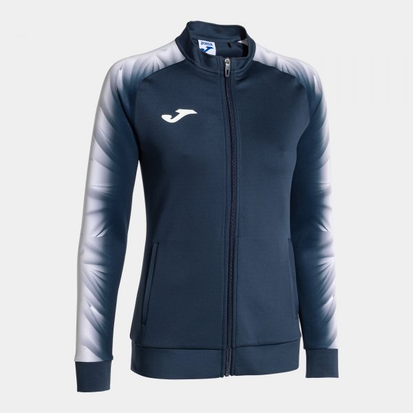 Γυναικεία φούτερ με φερμουάρ ELITE XI FULL ZIP SWEATSHIRT ναυτικό μπλε λευκό