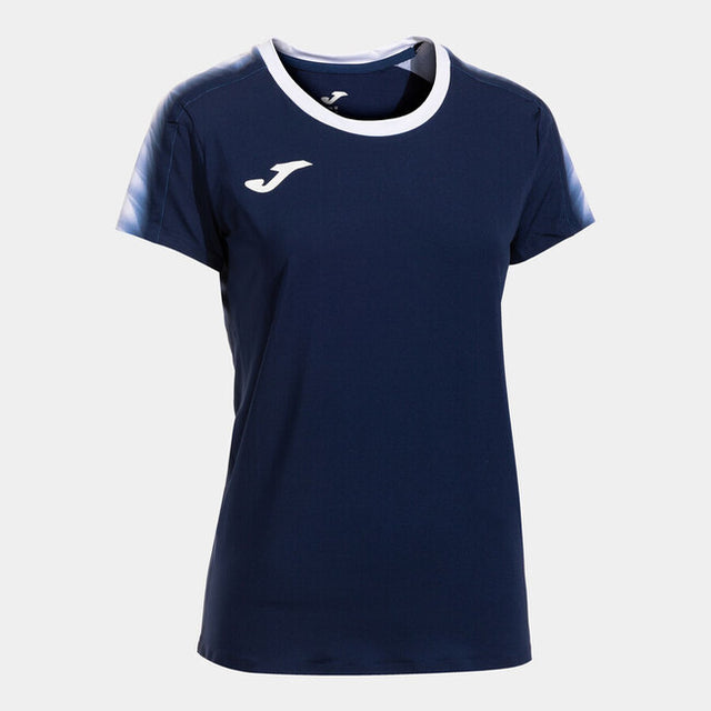 Γυναικεία μπλούζα για τρέξιμο ELITE XI SHORT SLEEVE T-SHIRT σκούρο ναυτικό μπλε-άσπρο