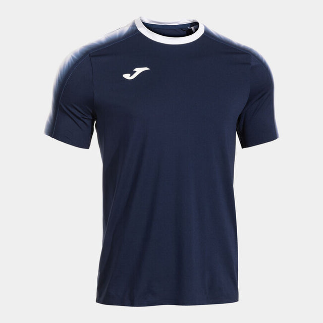 Μπλούζα για τρέξιμο ELITE XI SHORT SLEEVE T-SHIRT φθορίζον κίτρινο - ναυτικό μπλε λευκό