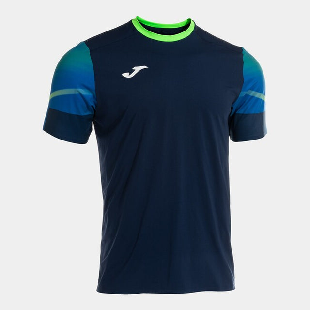 Μπλούζα για τρέξιμο ELITE XI SHORT SLEEVE T-SHIRT ναυτικό μπλε φθορίζον πράσινο