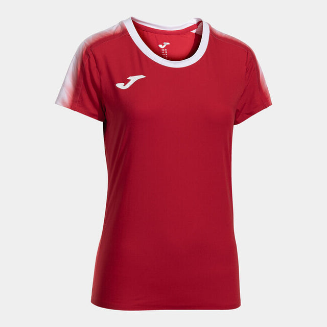 Γυναικεία μπλούζα για τρέξιμο ELITE XI SHORT SLEEVE T-SHIRT κόκκινο λευκό