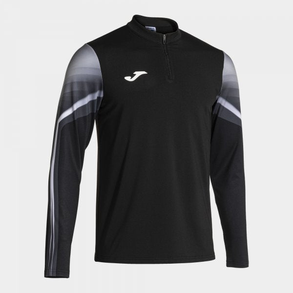 Φούτερ για τρέξιμο ELITE XI SWEATSHIRT μαύρο ανθρακί