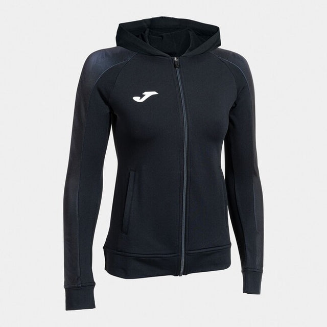 Γυναικεία φούτερ με κουκούλα ELITE XI ZIP-UP HOODIE μαύρο ανθρακί