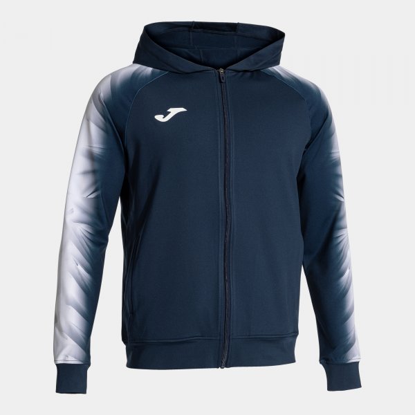 Φούτερ με κουκούλα ELITE XI ZIP-UP HOODIE ναυτικό μπλε λευκό