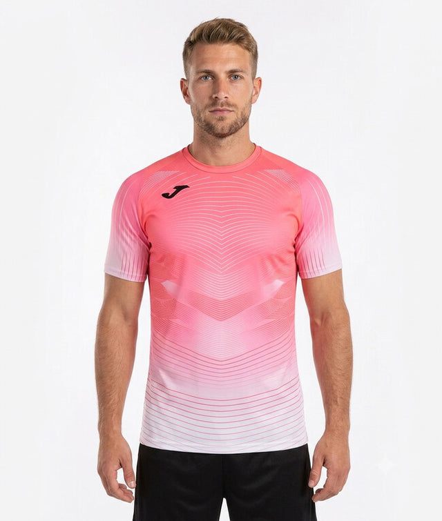 Μπλούζα ELITE XII SHORT SLEEVE T-SHIRT κοραλλί φθορίζον