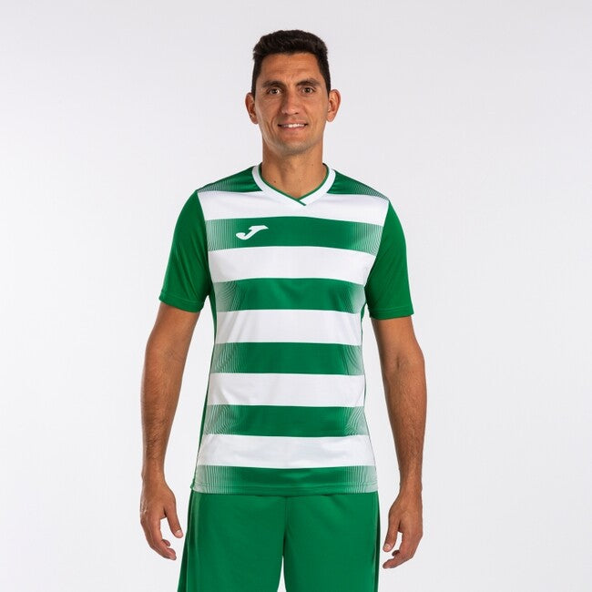EUROPA V SHORT SLEEVE T-SHIRT GREEN-WHITE