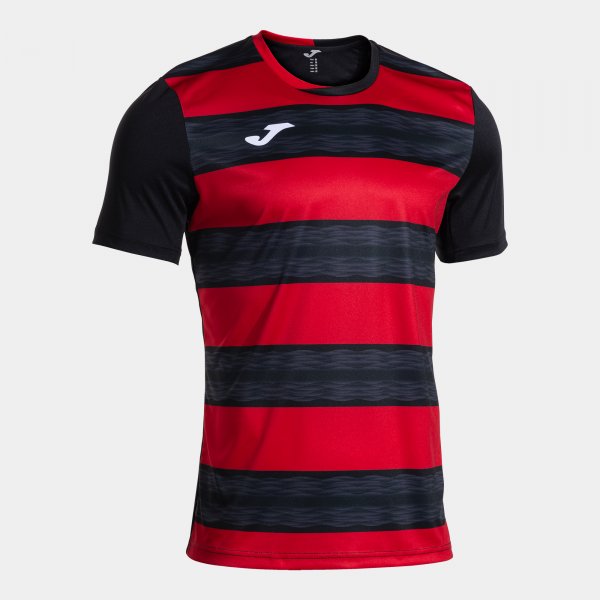 Φανέλα / μπλούζα EUROPA VI SHORT SLEEVE T-SHIRT μαύρο κόκκινο