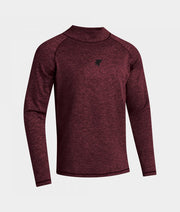 Μπλούζα πόλο EXPLORER LONG SLEEVE T-SHIRT κόκκινο