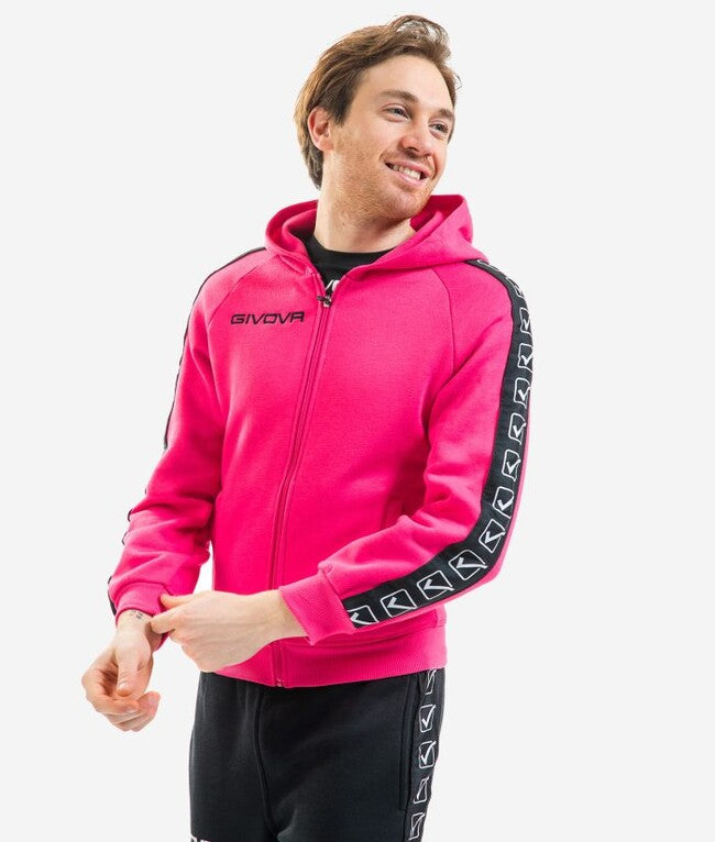 Φούτερ FELPA FULL ZIP BAND φούξια