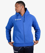 Φούτερ FELPA KING FULLZIP γαλάζιο