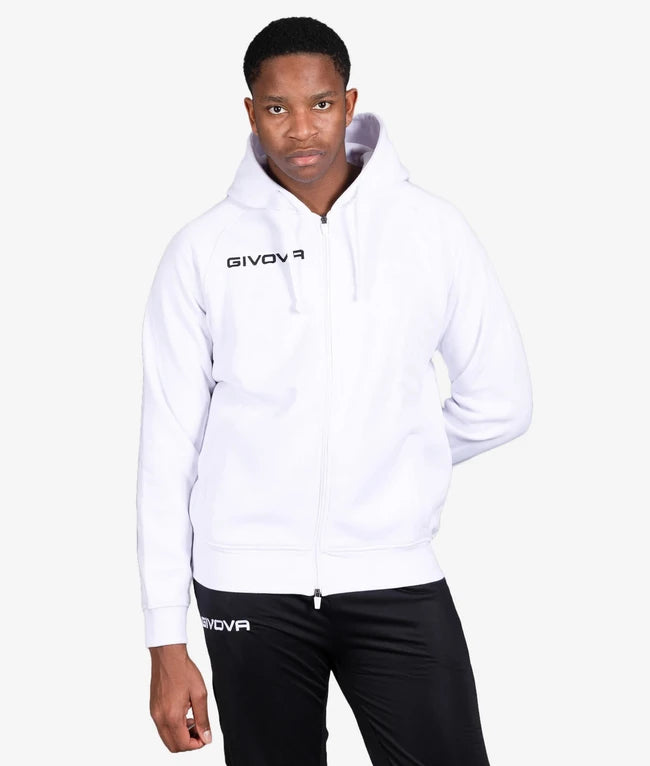 Φούτερ FELPA KING FULLZIP κρεμ λευκό