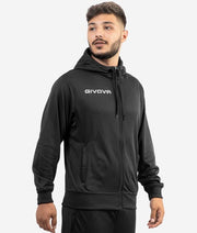 Φούτερ FELPA POLARFLEECE (FULL ZIP) 500 μαύρο
