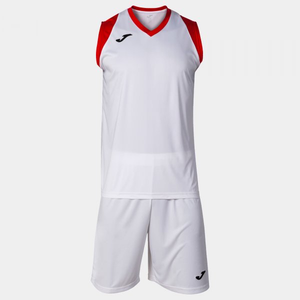 Μπασκετικό σετ FINAL II TWO-PIECE SET λευκό κόκκινο
