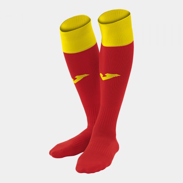Κάλτσες ποδοσφαίρου / κάλτσες CALCIO 24 FOOTBALL SOCKS κόκκινο κίτρινο