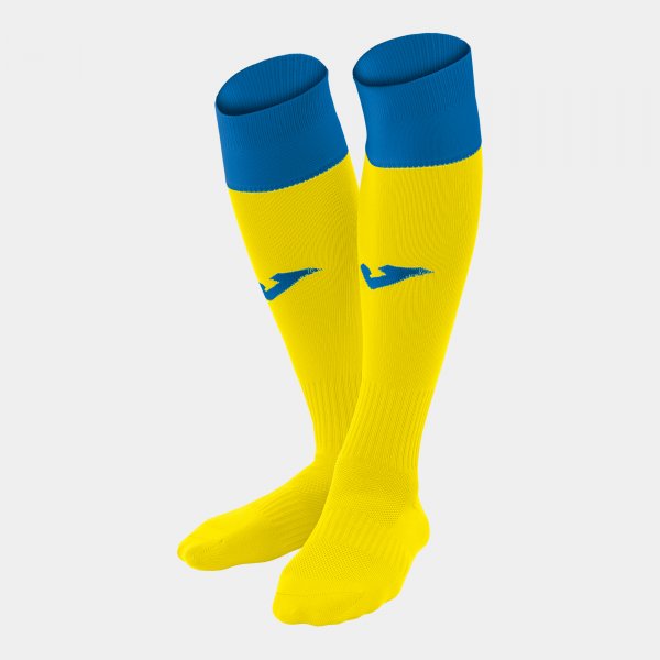 Κάλτσες ποδοσφαίρου / κάλτσες CALCIO 24 FOOTBALL SOCKS κίτρινο γαλάζιο