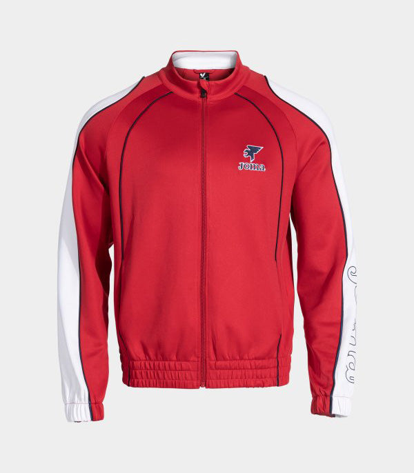 FUTBOL RETRO MUNDIAL 2026 FULL ZIP SWEATSHIRT RED WHITE RED-WHITE