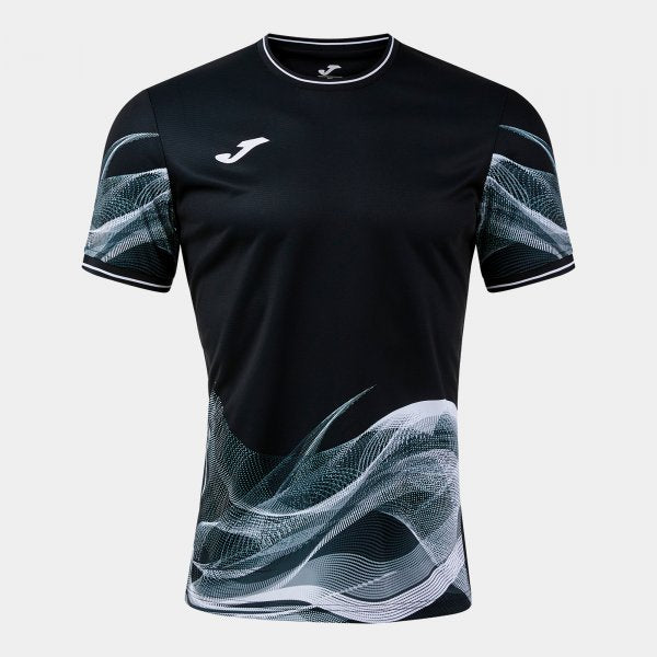 WAVE ΚΟΝΤΟΜΑΝΙΚΟ T-SHIRT ΜΑΥΡΟ ΛΕΥΚΟ ΜΑΥΡΟ-ΛΕΥΚΟ