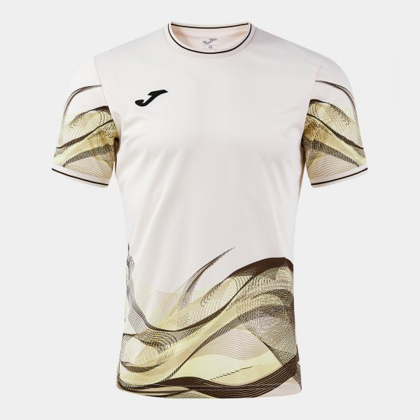 WAVE ΚΟΝΤΟΜΑΝΙΚΟ T-SHIRT ΜΠΕΖ ΜΠΕΖ