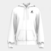 Φούτερ με κουκούλα ZIP-UP HOODIE λευκό
