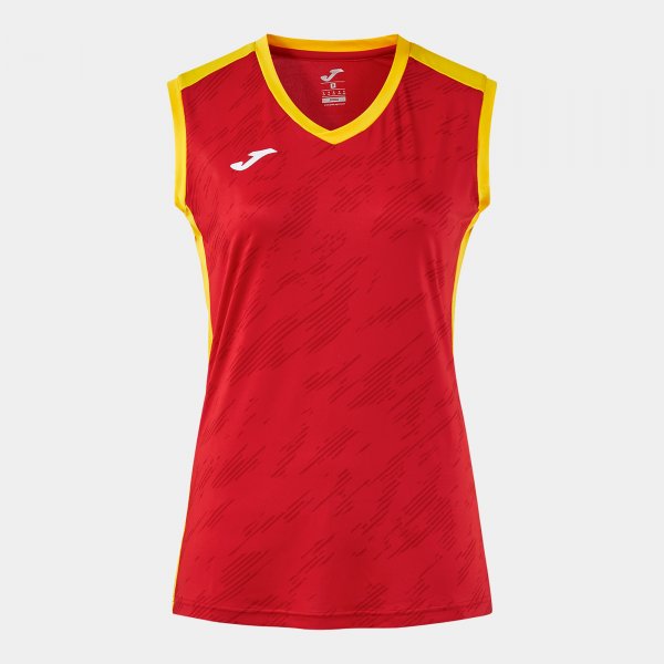 JUMP VOLLEY PRO SLEEVELESS SHIRT RED YELLOW RED-YELLOW