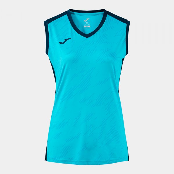 JUMP VOLLEY PRO ΑΜΑΝΙΚΟ T-SHIRT ΦΘΟΡΙΖΟΝ ΚΥΑΝΟ ΣΚΟΥΡΟ ΜΠΛΕ ΦΘΟΡΙΖΟΝ ΚΥΑΝΟ