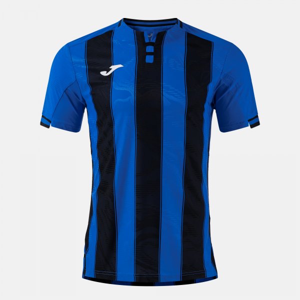 PREMIER ΚΟΝΤΟΜΑΝΙΚΟ T-SHIRT ΜΠΛΕ ΡΟΥΑ ΜΑΥΡΟ ΡΟΥΑ-ΜΑΥΡΟ