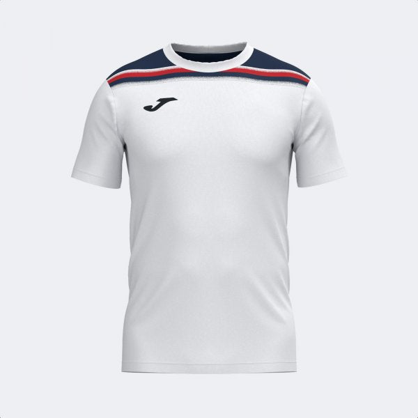 TOLEDO T-SHIRT ΚΟΝΤΟ ΜΑΝΙΚΙ ΛΕΥΚΟ ΣΚΟΥΡΟ ΜΠΛΕ ΛΕΥΚΟ-ΜΠΛΕ