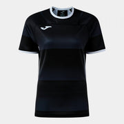 Γυναικεία μπλούζα STONE RUGBY PRO SHORT SLEEVE T-SHIRT μαύρο λευκό
