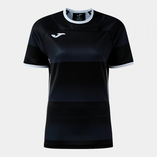 STONE RUGBY PRO SHORT SLEEVE T-SHIRT BLACK WHITE BLACK-WHITE