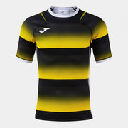 STONE RUGBY PRO ΚΟΝΤΟΜΑΝΙΚΟ T-SHIRT ΚΙΤΡΙΝΟ ΜΑΥΡΟ ΚΙΤΡΙΝΟ-ΜΑΥΡΟ