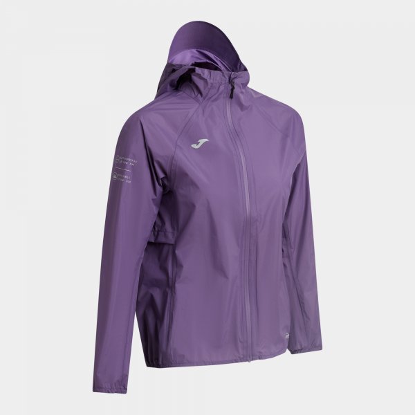 Γυναικείο αδιάβροχο μπουφάν TRAIL LONDON RAINCOAT μωβ