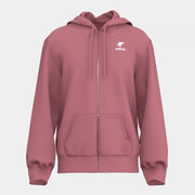 Φούτερ με κουκούλα ZIP-UP HOODIE μωβ