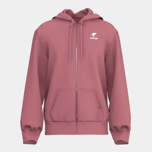 Φούτερ με κουκούλα ZIP-UP HOODIE μωβ