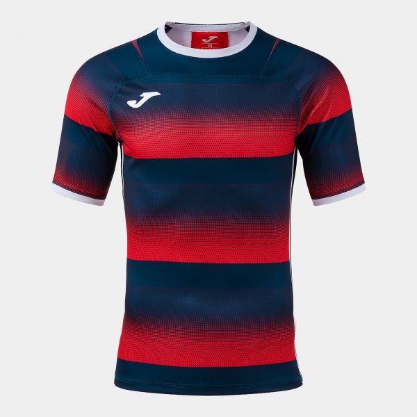 STONE RUGBY PRO ΚΟΝΤΟΜΑΝΙΚΟ T-SHIRT ΚΟΚΚΙΝΟ ΣΚΟΥΡΟ ΜΠΛΕ ΚΟΚΚΙΝΟ-ΜΠΛΕ