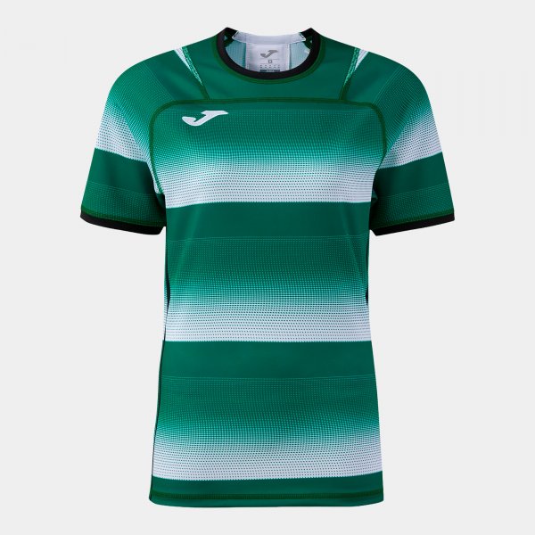 STONE RUGBY PRO SHORT SLEEVE T-SHIRT WHITE GREEN WHITE-GREEN