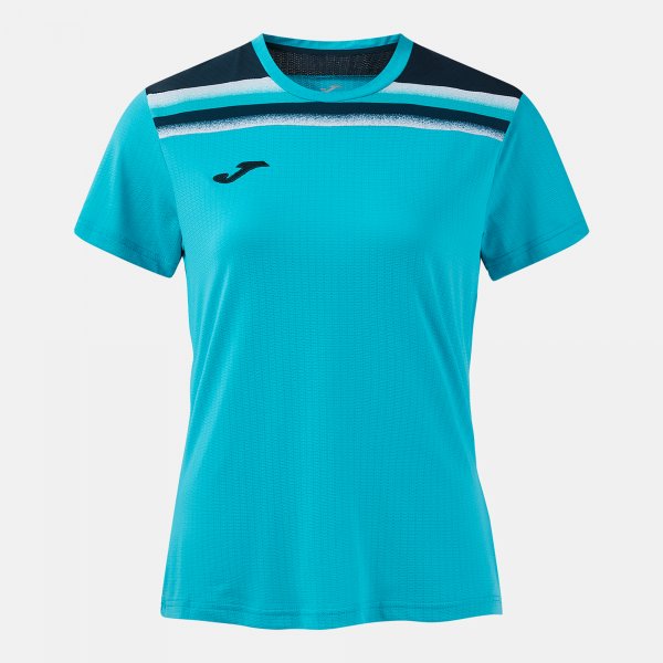 TOLEDO II SHORT SLEEVE T-SHIRT FLUOR TURQUOISE DARK NAVY FLUOR TURQUOISE