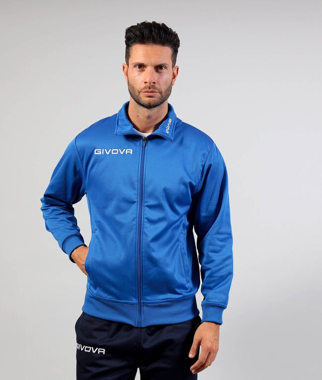Φούτερ GIACCA POLARFLEECE MONO 500 γαλάζιο
