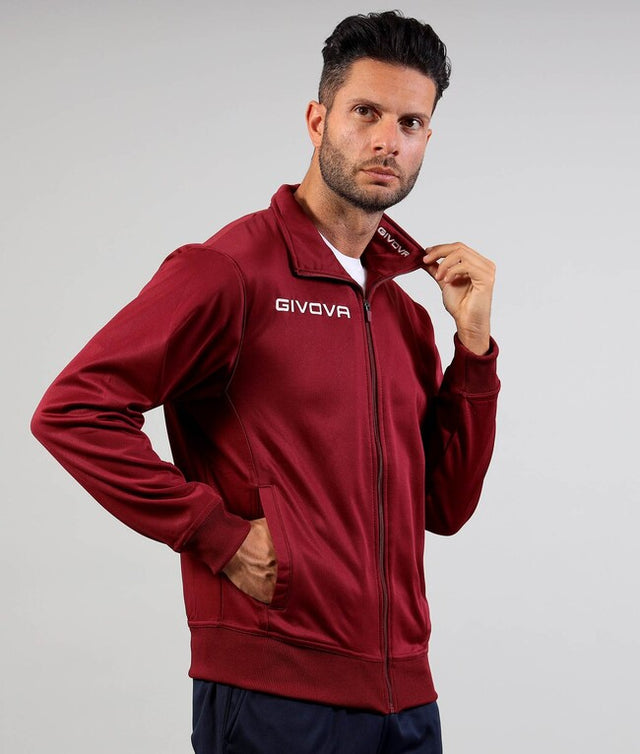 Φούτερ GIACCA POLARFLEECE MONO 500 γρανάτη