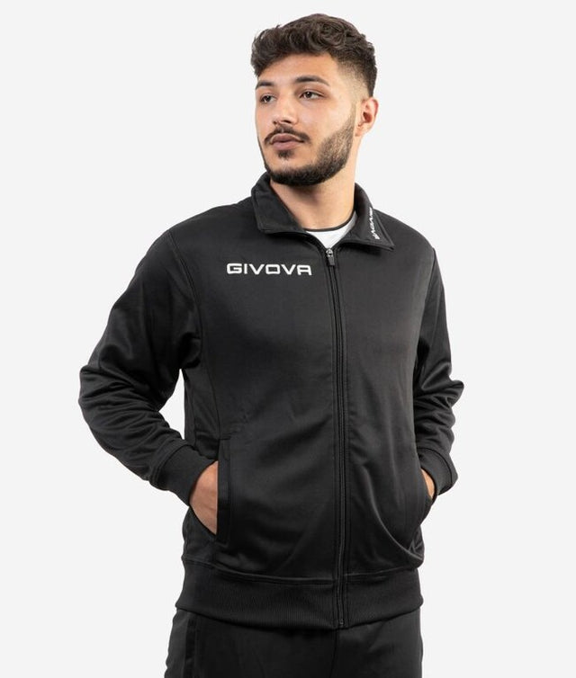Φούτερ GIACCA POLARFLEECE MONO 500 μαύρο