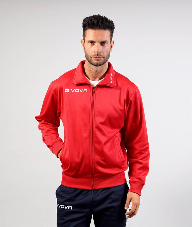 Φούτερ GIACCA POLARFLEECE MONO 500 κόκκινο
