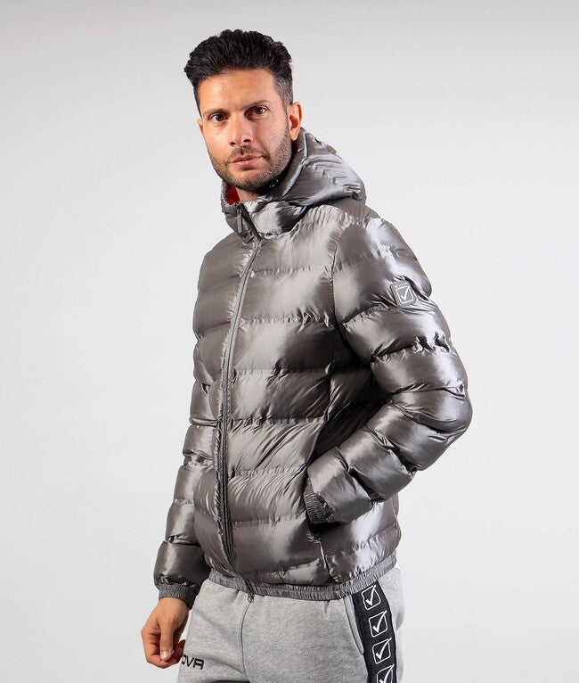 GIUBBOTTO MASTER GRIGIO CHIARO/ROSSO