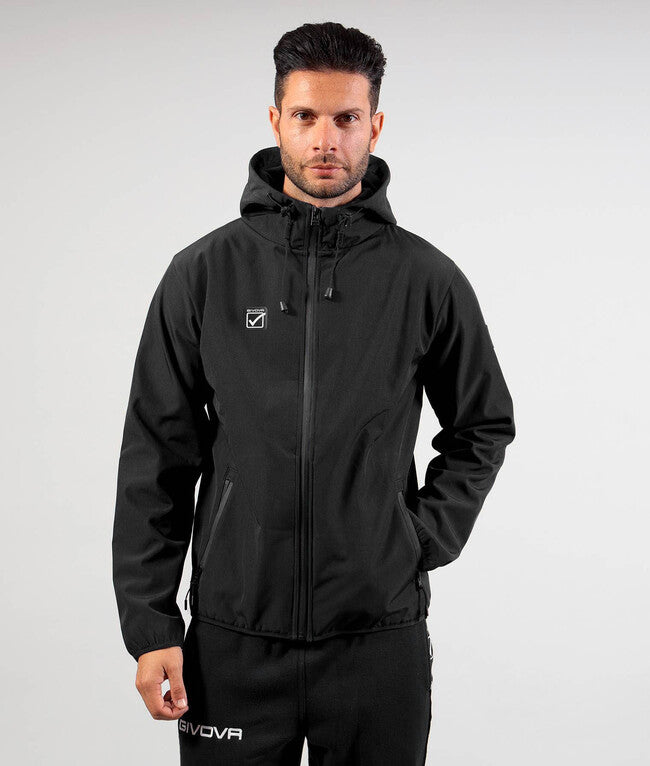 GIUBBOTTO SOFT SHELL NERO