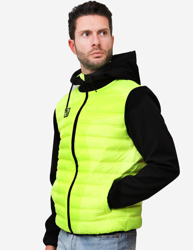 GIUBBOTTO SUPERIOR GIALLO FLUO/NERO