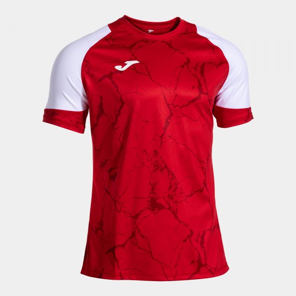 Φανέλα / μπλούζα HISPA V SHORT SLEEVE T-SHIRT κόκκινο λευκό