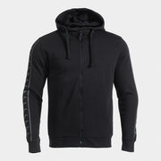 ICONO STREET ZIP-UP HOODIE BLACK DARK GRAY BLACK-ANTHRACITE