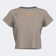 Γυναικεία μπλούζα INDOOR GYM SHORT SLEEVE T-SHIRT πορτοκαλί - μπεζ