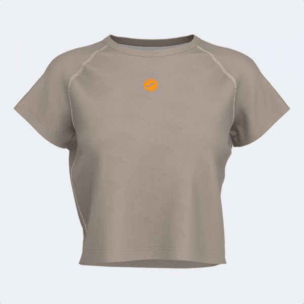 Γυναικεία μπλούζα INDOOR GYM SHORT SLEEVE T-SHIRT πορτοκαλί - μπεζ