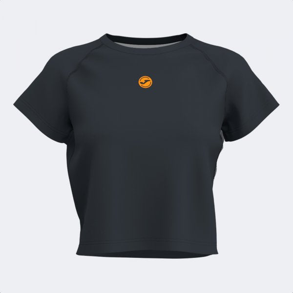 Γυναικεία μπλούζα INDOOR GYM SHORT SLEEVE T-SHIRT μαύρο πορτοκαλί