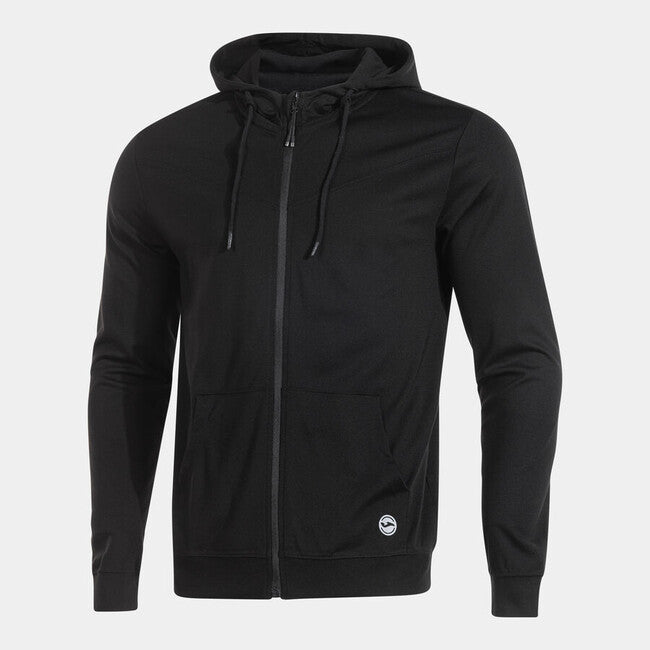 INDOOR GYM ZIP-UP HOODIE BLACK BLACK