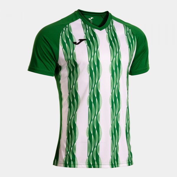 PERFORMANCE SHORT SLEEVE T-SHIRT GREEN WHITE GREEN-WHITE